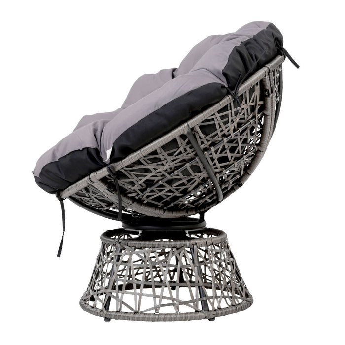 Gardeon Papasan Chair - Grey