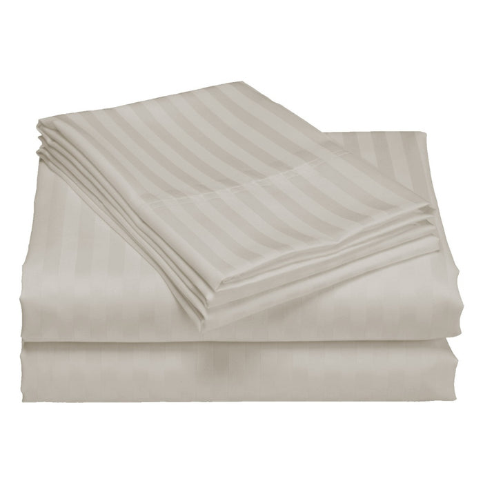 Royal Comfort 1200TC Quilt Cover Set Damask Cotton Blend Luxury Sateen Bedding King Silver