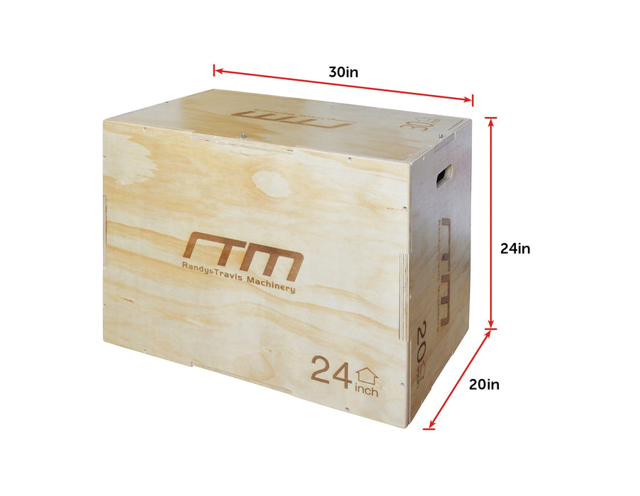 3 IN 1 Wood Plyo Games Plyometric Jump Box