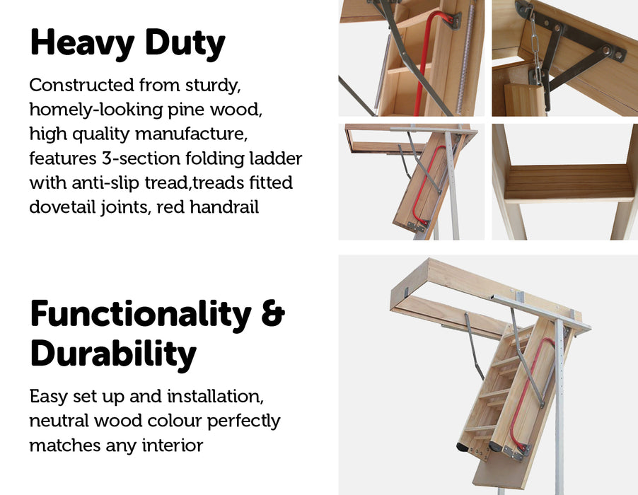 Attic Loft Ladder - 2700mm to 3050mm