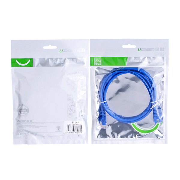 UGREEN Cat6 UTP lan cable blue color 26AWG CCA 10M (11205)