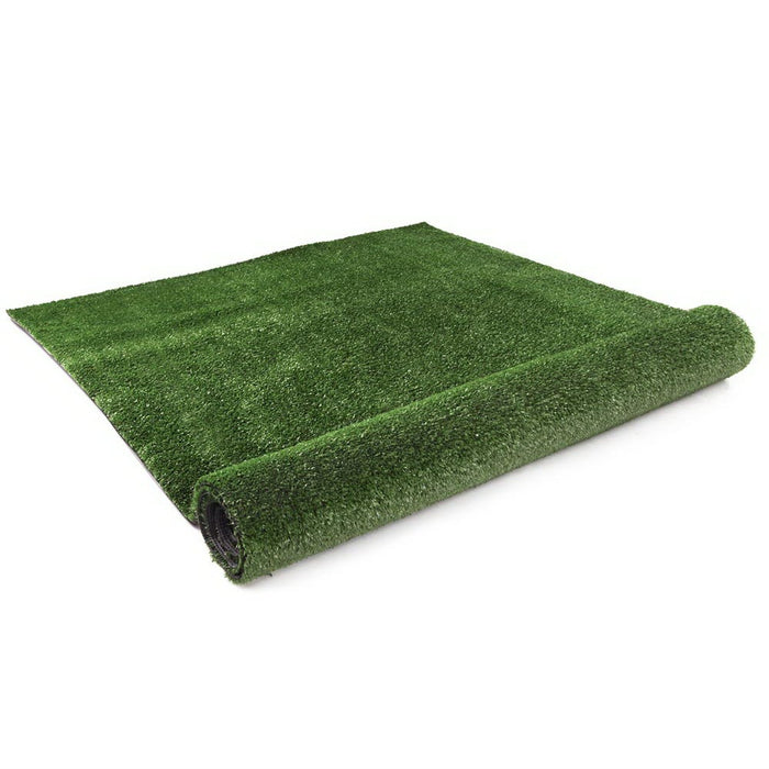 Primeturf Artificial Grass Synthetic Fake Turf Plant Plastic Lawn Olive 10mm