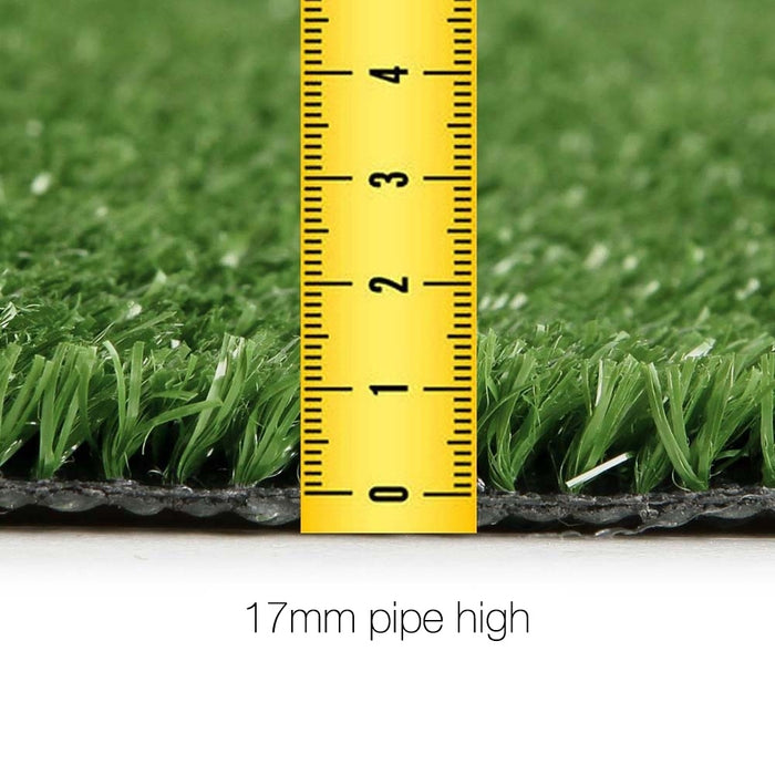 Primeturf Artificial Grass Synthetic Fake 1x20M Turf Plastic Plant Lawn 17mm