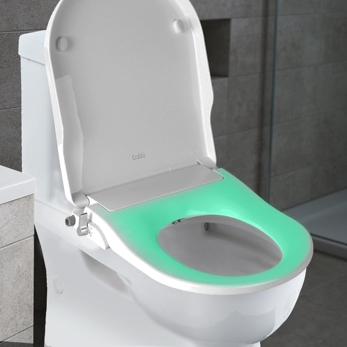 Non Electric Bidet Toilet Seat Bathroom - White