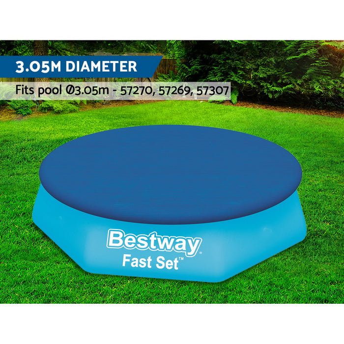 Bestway Solar Pool Cover Blanket for Swimming Pool 10ft 305cm Round Pool 58241