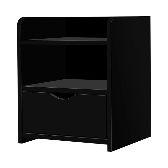 Artiss Bedside Table Drawer - Black