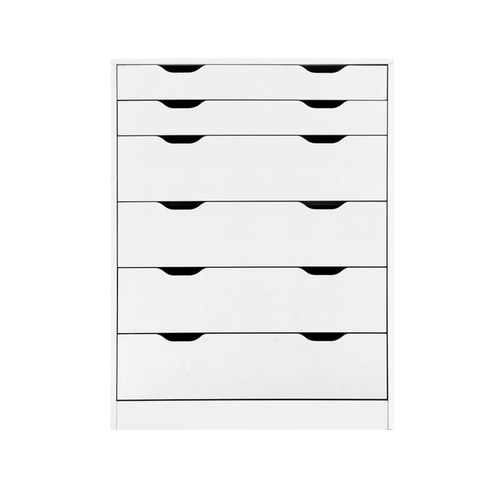 Artiss 6 Chest of Drawers Tallboy Cabinet Storage Dresser Table Bedroom Storage