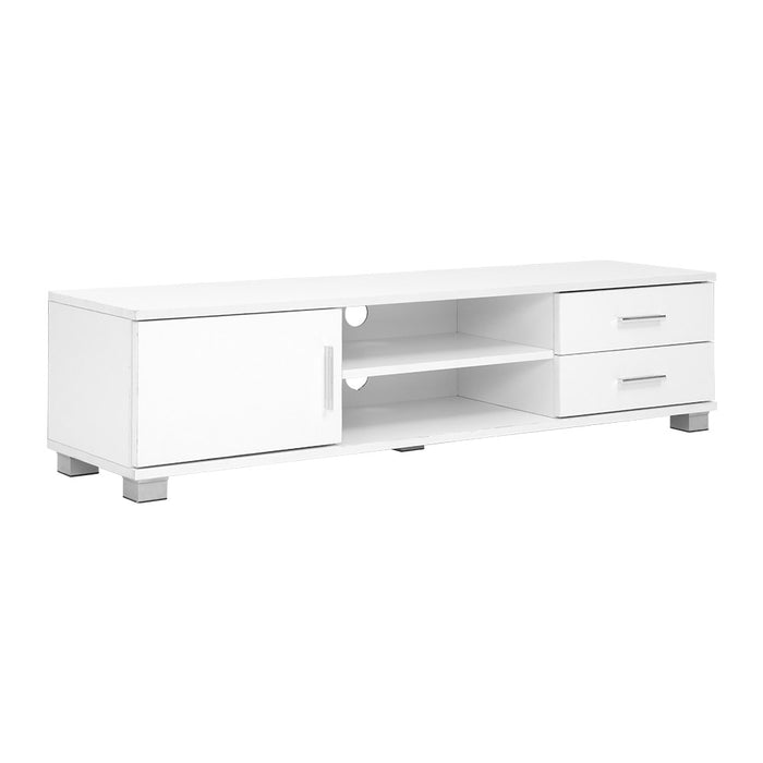 Artiss 120cm TV Stand Entertainment Unit Storage Cabinet Drawers Shelf White