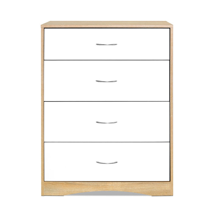 Artiss Chest of Drawers Tallboy Dresser Table Bedroom Storage White Wood Cabinet