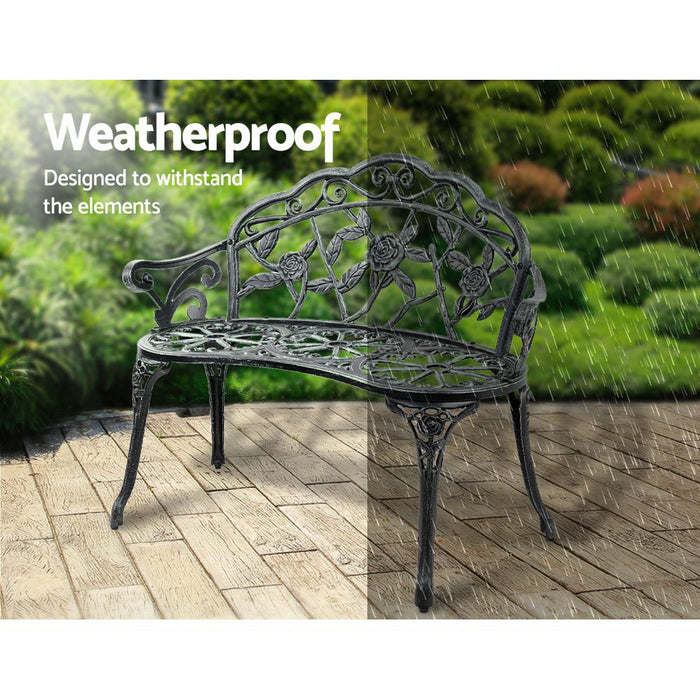 Gardeon Victorian Garden Bench - Green