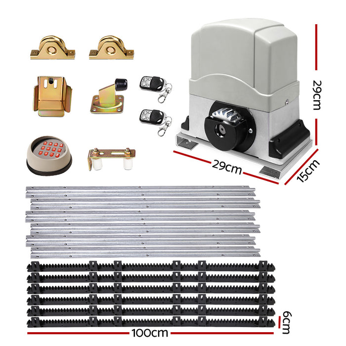 Automatic Sliding Gate Opener & Hardware Kit