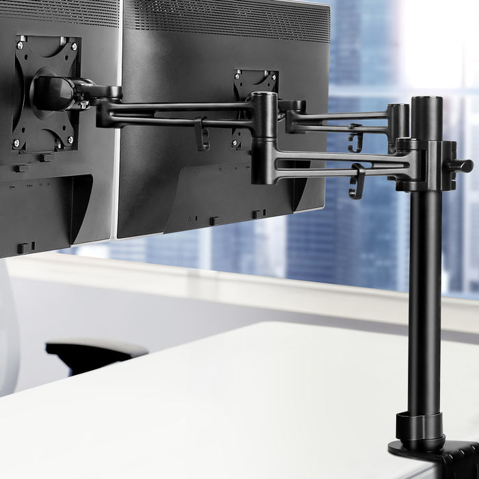 Artiss Monitor Arm Mount Dual Black