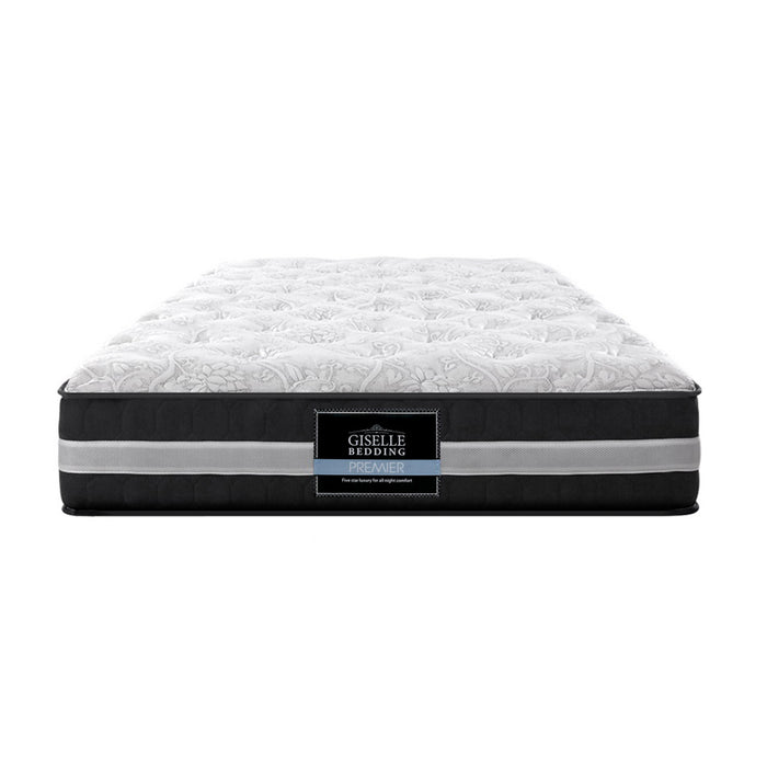 Giselle Bedding Lotus Tight Top Pocket Spring Mattress 30cm Thick – King Single