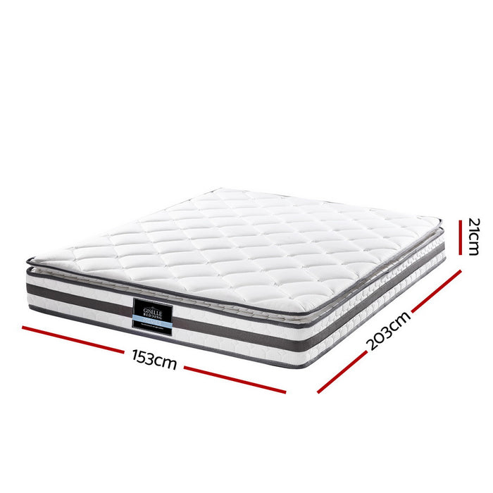 Giselle Bedding Normay Bonnell Spring Mattress 21cm Thick – Queen