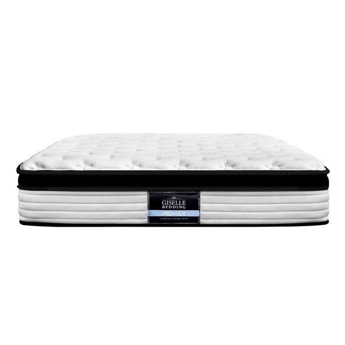 Giselle Bedding Devon Euro Top Pocket Spring Mattress 31cm Thick – Double