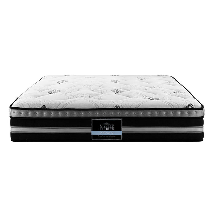 Giselle Bedding Galaxy Euro Top Cool Gel Pocket Spring Mattress 35cm Thick – Queen