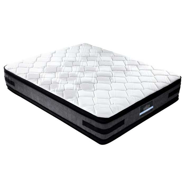 Giselle Bedding Luna Euro Top Cool Gel Pocket Spring Mattress 36cm Thick – Queen