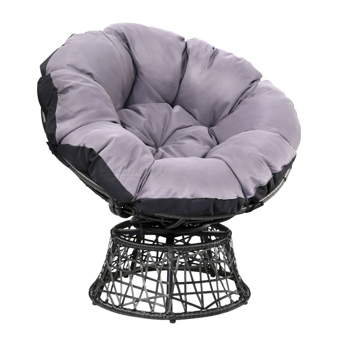 Gardeon Papasan Chair - Black