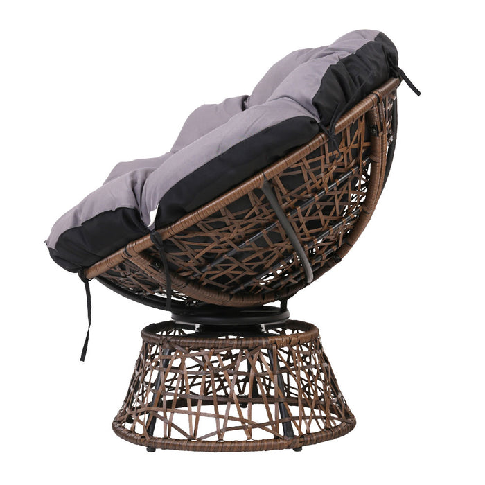 Gardeon Papasan Chair - Brown