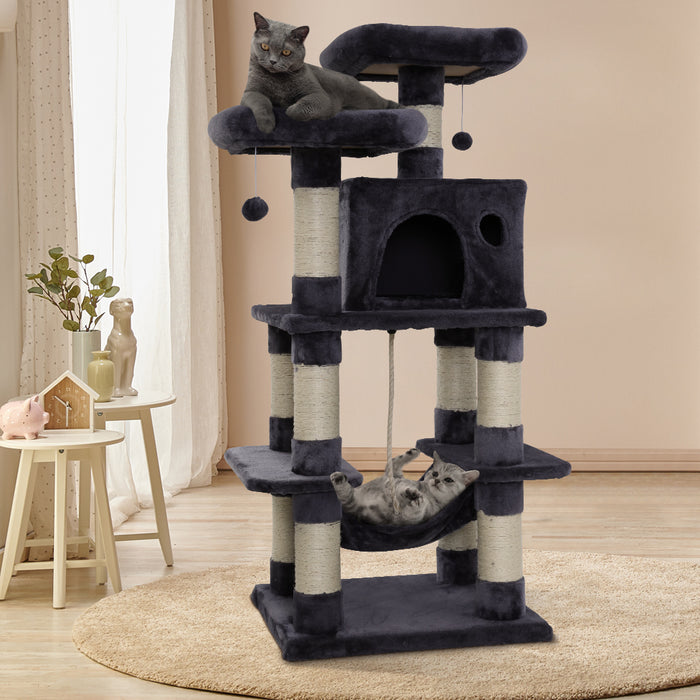 i.Pet Cat Tree Trees Scratching Post Scratcher Tower Condo House Furniture Wood