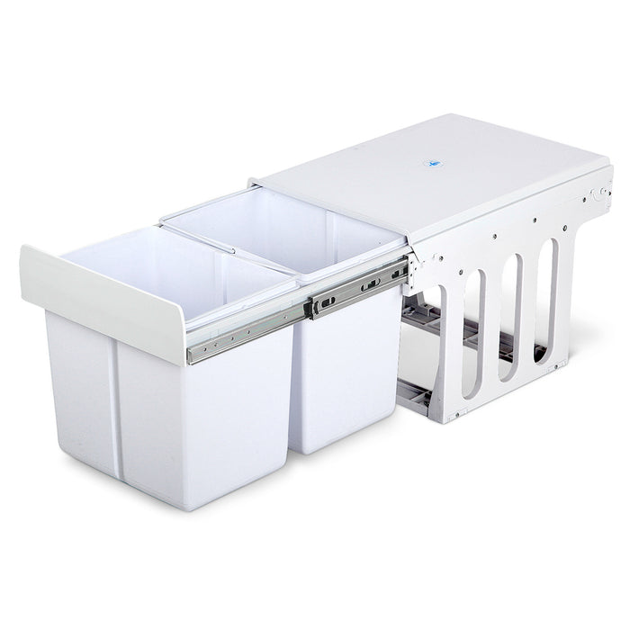 Cefito 2x15L Pull Out Bin - White