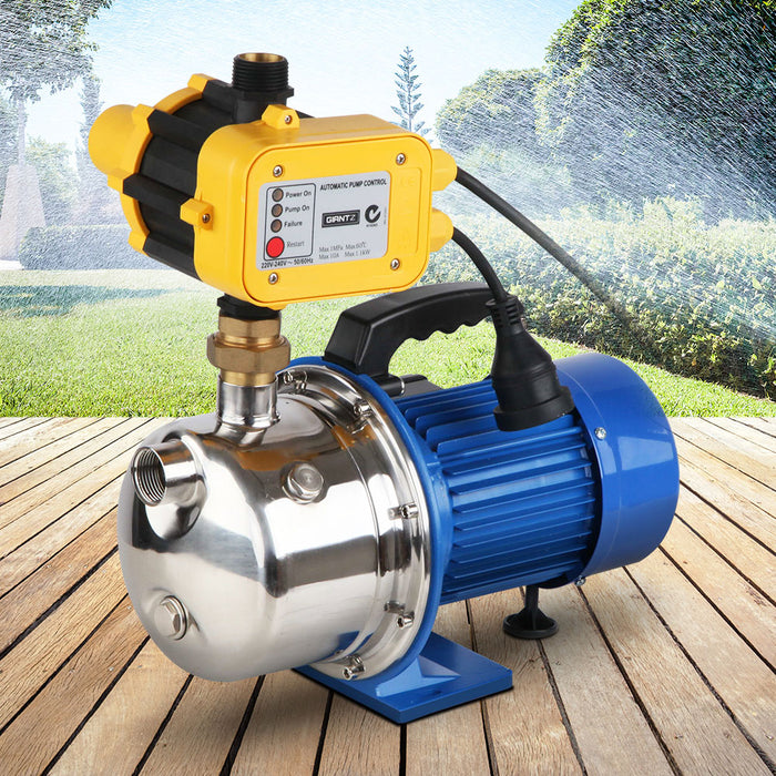 Giantz 2300W High Pressure Garden Jet Water Pump with Auto Controller