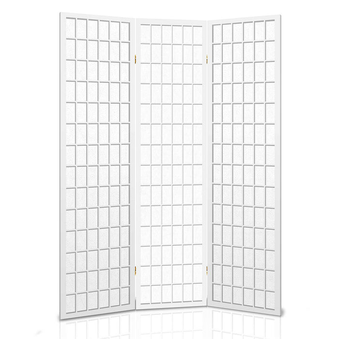 Artiss 3 Panel Wooden Room Divider - White