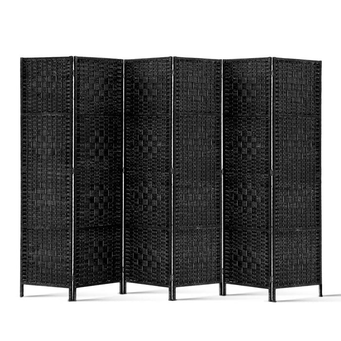 Artiss 6 Panel Room Divider - Black