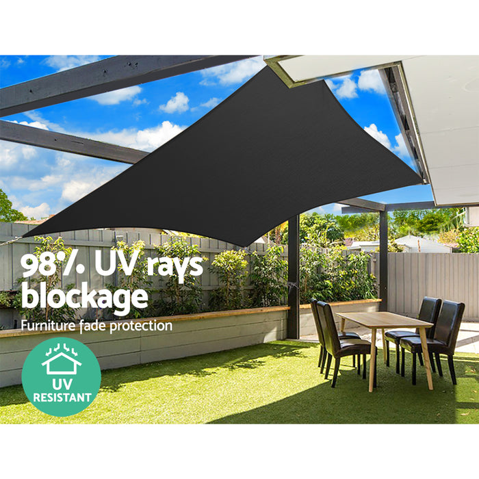 Instahut 280gsm 5x7m Sun Shade Sail Canopy Rectangle