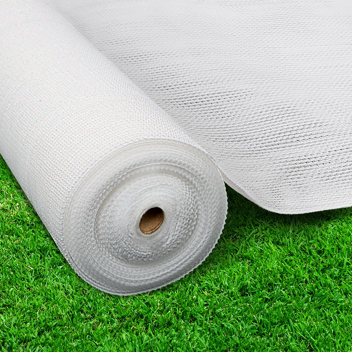 Instahut 1.83x30m 50% UV Shade Cloth Shadecloth Sail Garden Mesh Roll Outdoor White