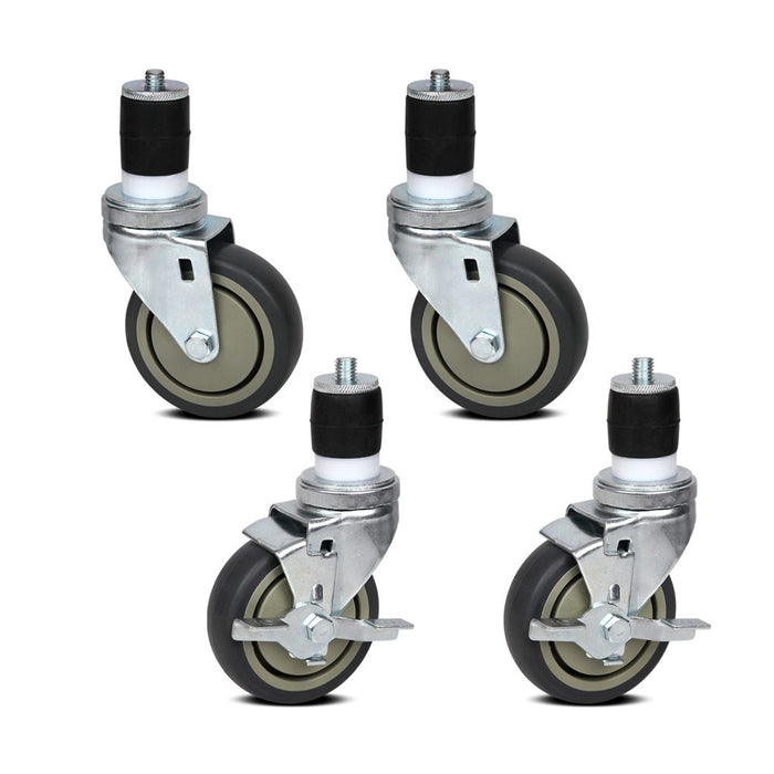 Cefito Set of 4  Swivel Castor Wheels