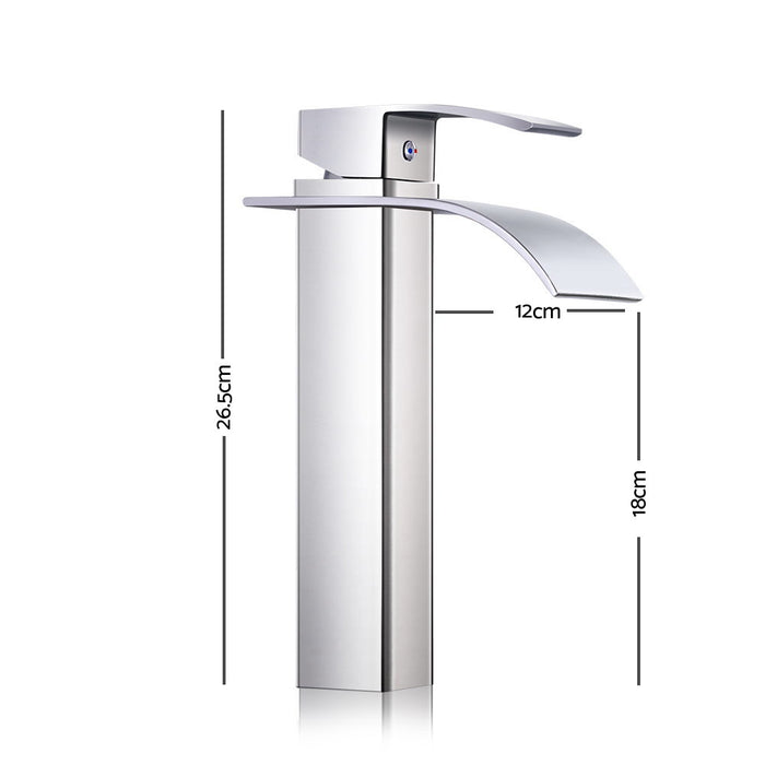 Cefito Basin Mixer Tap - Silver