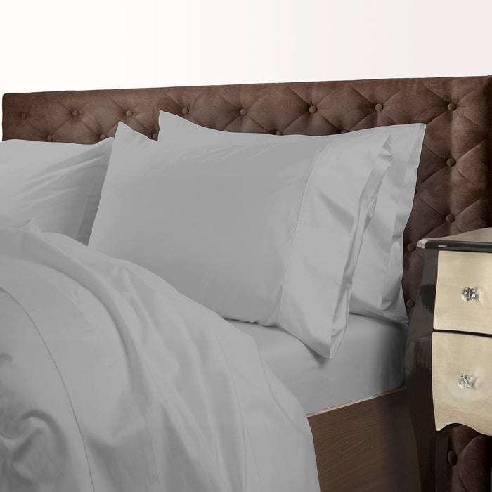 Royal Comfort 1000 Thread Count Cotton Blend Quilt Cover Set Premium Hotel Grade Queen Silver