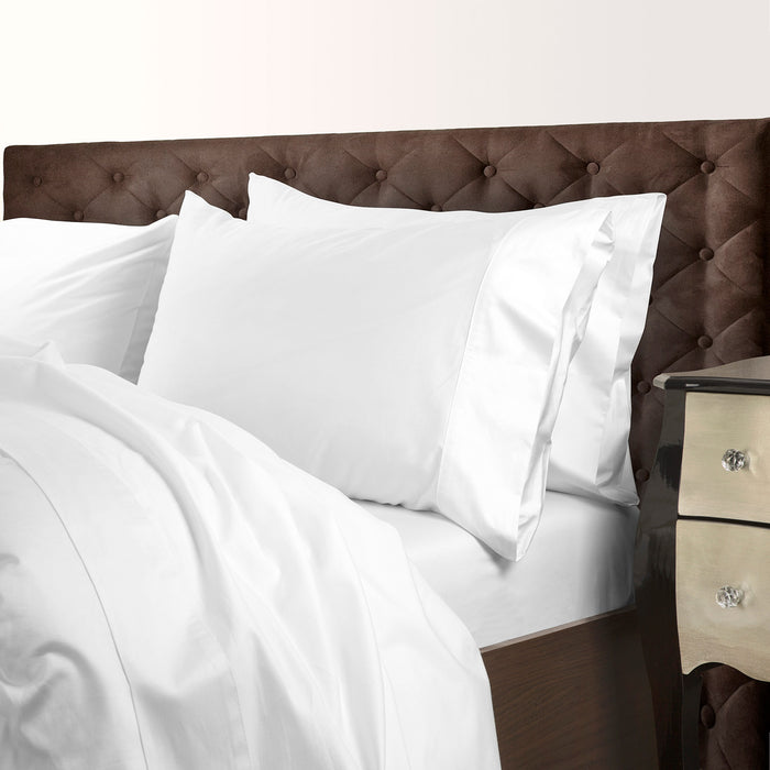 Royal Comfort 1000 Thread Count Cotton Blend Quilt Cover Set Premium Hotel Grade King White