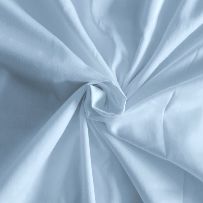 Balmain 1000 Thread Count Hotel Grade Bamboo Cotton Quilt Cover Pillowcases Set King Blue Fog