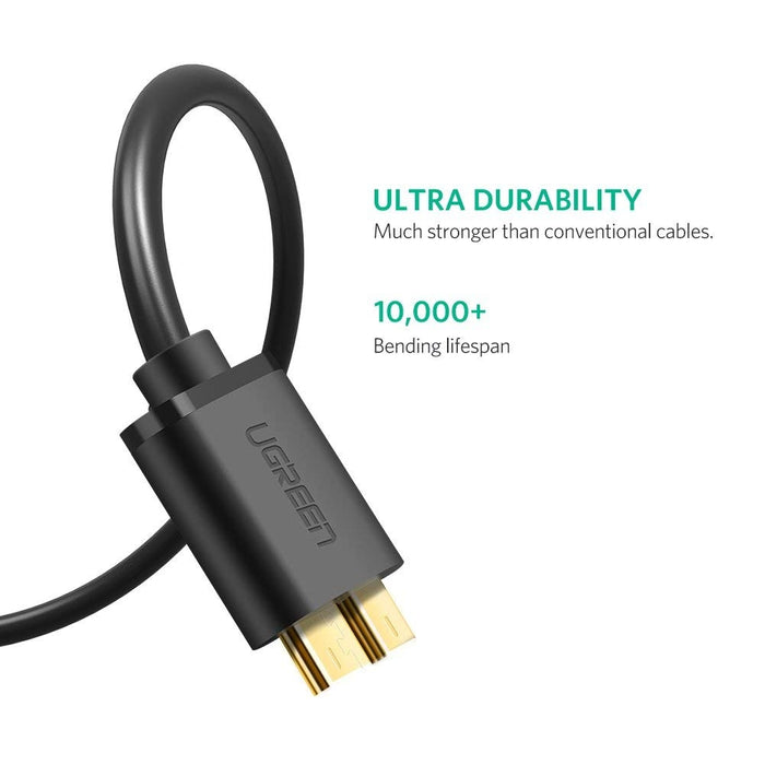 UGREEN USB 3.0 A Male to Micro USB 3.0 Male Cable - Black 1M (10841)