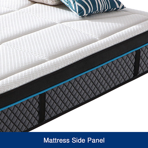 King Mattress in Coolmax Memory Foam 6 Zone Pocket Coil Soft Firmness