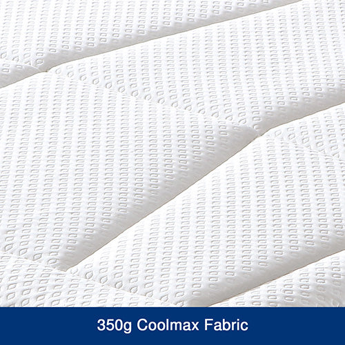 King Mattress in Coolmax Memory Foam 6 Zone Pocket Coil Soft Firmness