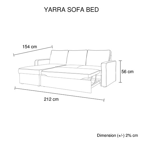 3 Seater Sofa Bed with pull Out Storage Corner Chaise Lounge Set in Grey