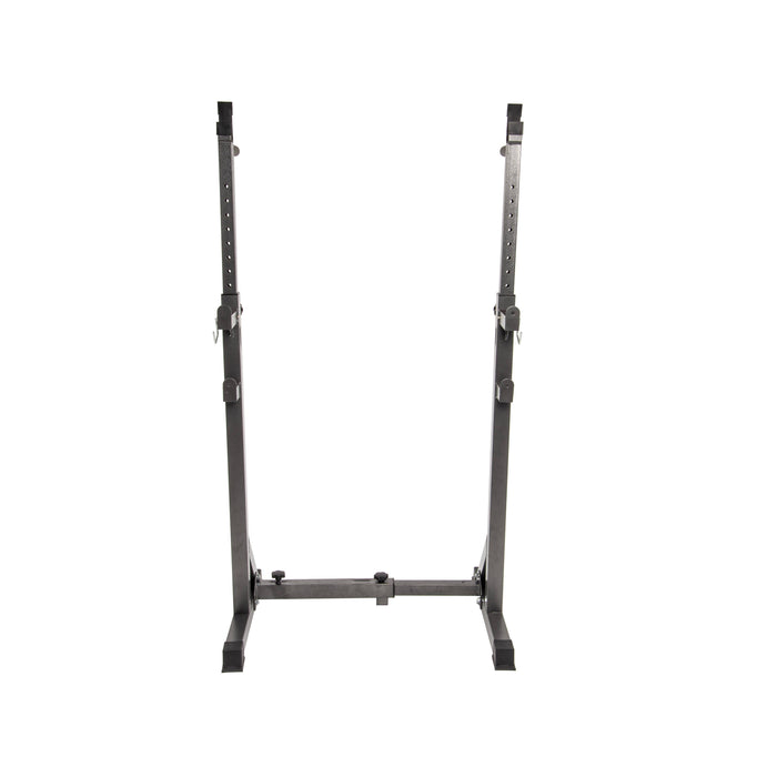 Commercial Squat Rack Adjustable Pair Fitness Exercise Weight Lifting Gym Barbell Stand