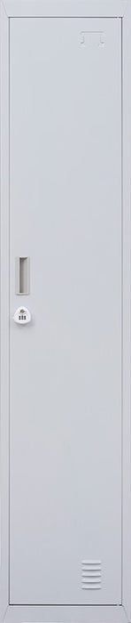 3-Digit Combination Lock One-Door Office Gym Shed Clothing Locker Cabinet Grey