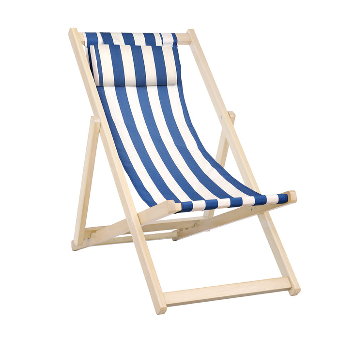 Gardeon Outdoor Furniture Sun Lounge Beach Chairs Deck Chair Folding Wooden Patio