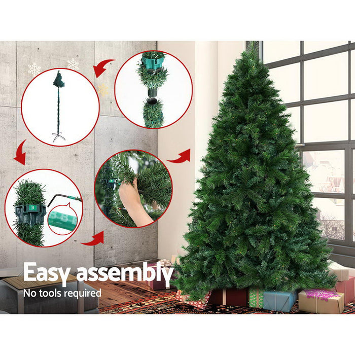 ingle Jollys Christmas Tree 1.8M 6FT Xmas Decoration Green Home Decor 1024 Tips