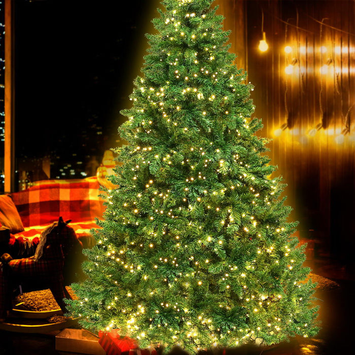 Jingle Jollys Christmas Tree 2.1M 7FT 1134 LED Light Xmas Decorations Warm White