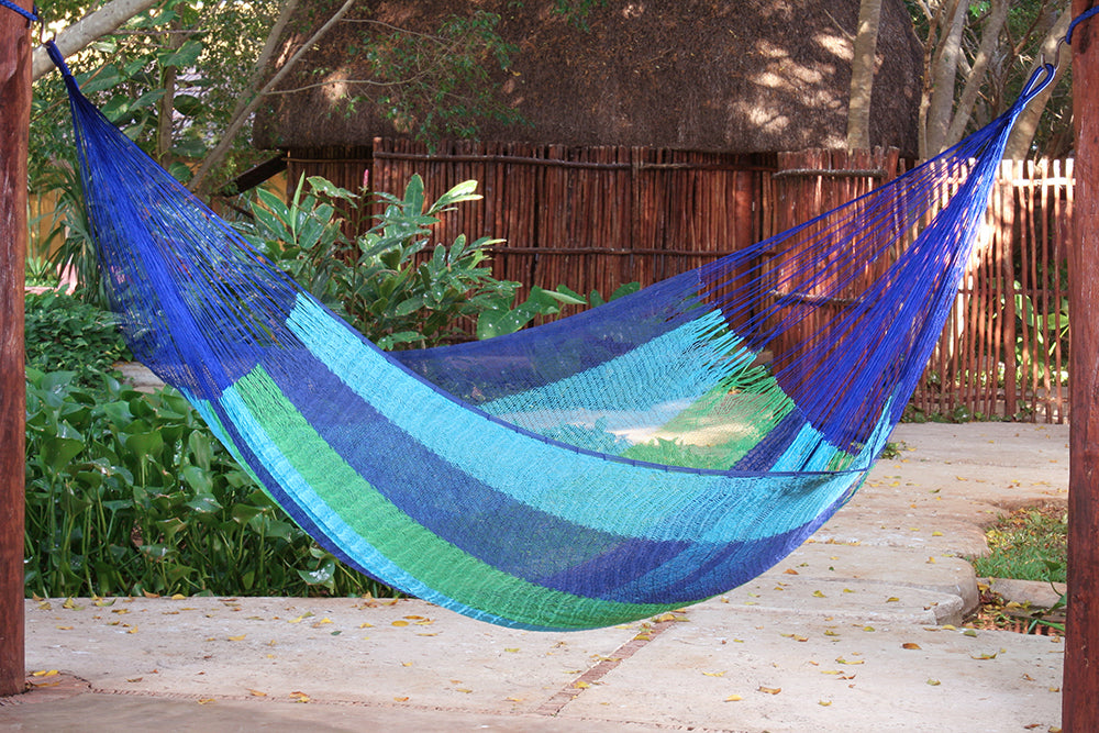 Queen Size Cotton Hammock in Oceanica