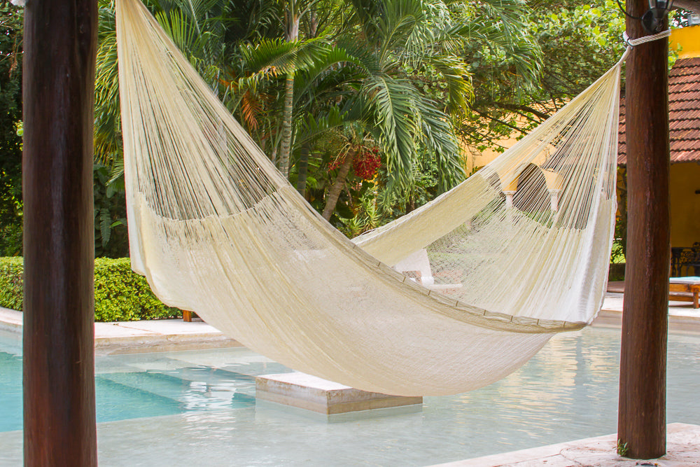 King Nylon Plus Hammock in Cream