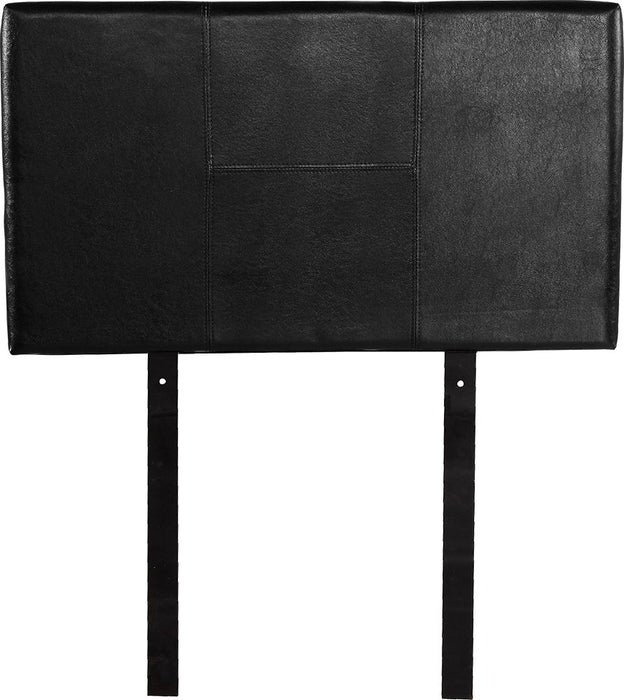 PU Leather Single Bed Headboard Bedhead - Black